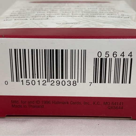 SIGNED 1996 HALLMARK Keepsake Ornament MOTHER GOOSE Mary Had a Little Lamb - Picture 5 of 8